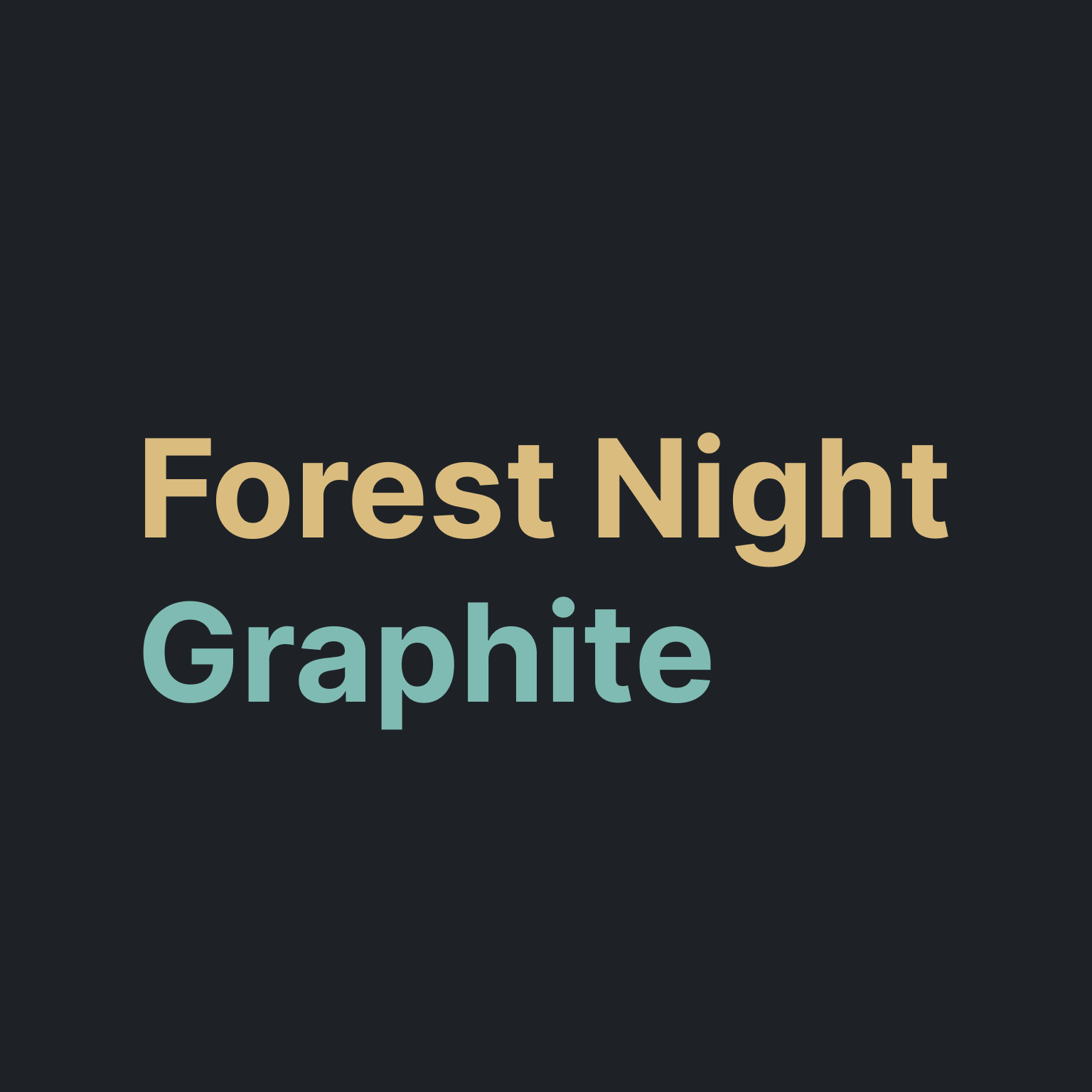 Forest Night Graphite